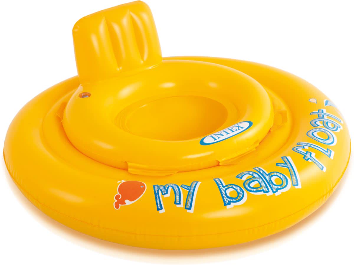 Intex Zwemband My Baby Float Geel - 76cm |  56585EU